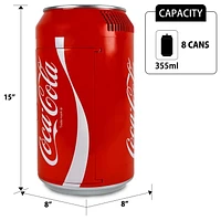 Coca-Cola Can Cooler, Portable Beverage Chiller for Cans, Ideal for Home, Office & On-the-Go