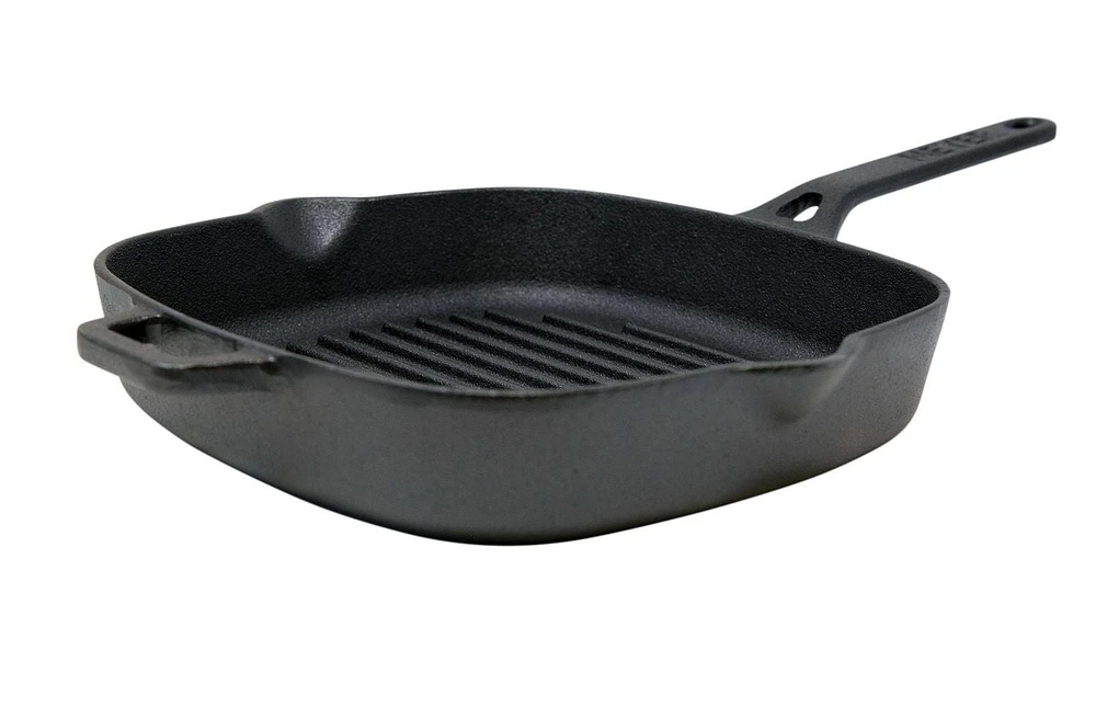 Meyer 25cm Cast Iron Grill Pan