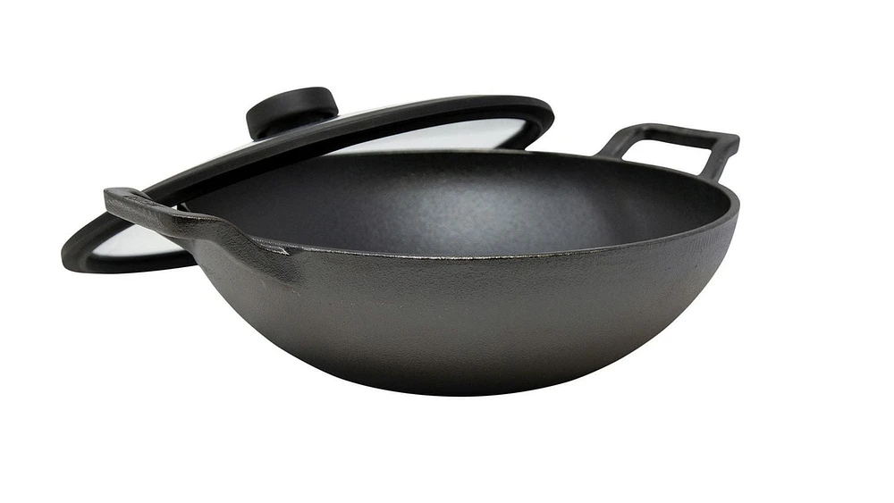 Meyer 26cm Cast Iron Kadai Lid