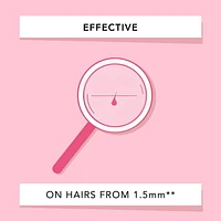 Bandelettes de cire Veet Easy-Gel pour le visage, la ligne de maillot et la peau sensible sous les bras 20/cs + 4 lingettes