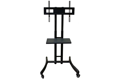 Rocelco BSTC 32"-61" Mobile TV Cart for Flat Screens and Monitors with A/V shelf