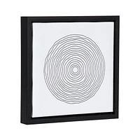 hometrends Olio Concentric Shapes Framed Canvas Art Set