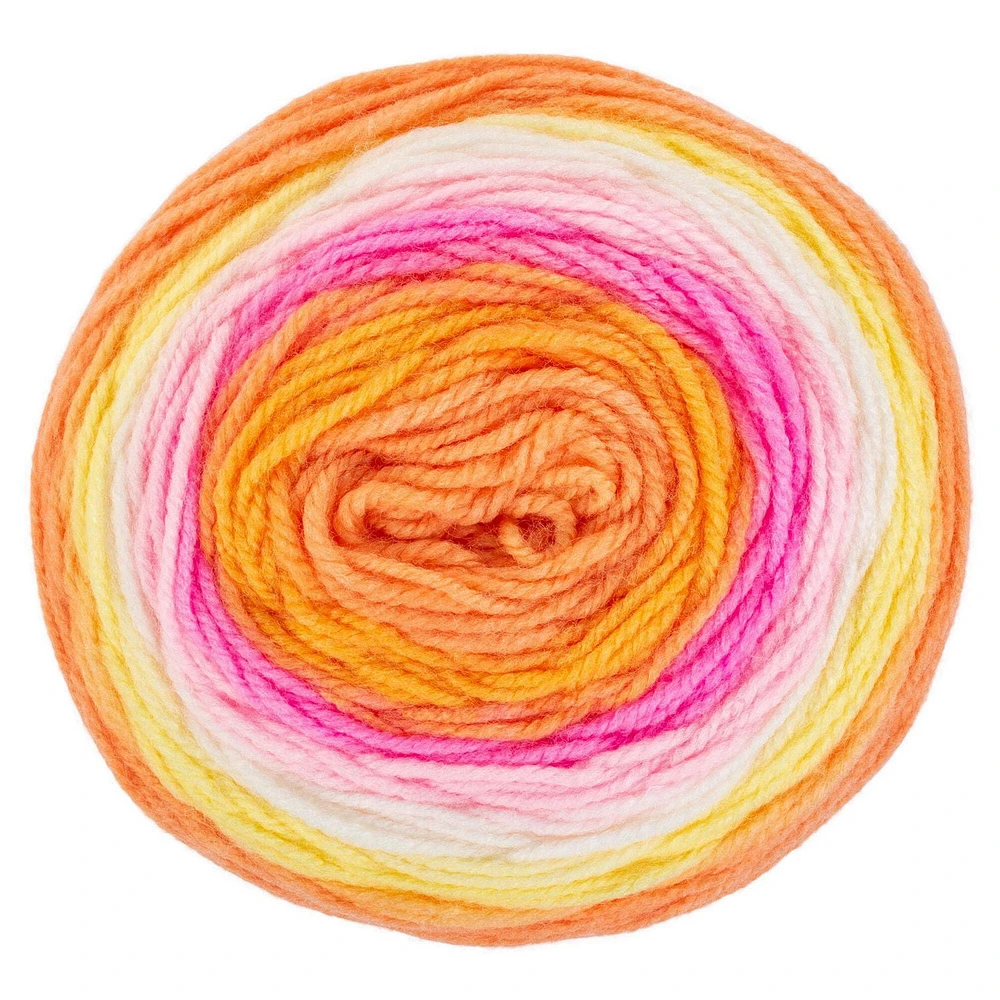 Red Heart Roly Poly Yarn (100 g / 3.5 oz), Sunrise