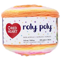 Red Heart Roly Poly Yarn (100 g / 3.5 oz), Sunrise