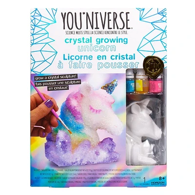 YOUniverse Crystal-Growing Unicorn, DIY Crystal Growing Kit