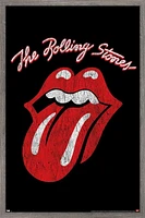 Rolling Stones - Classic Logo Wall Poster, 22.375" x 34" Framed