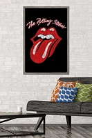 Rolling Stones - Classic Logo Wall Poster, 22.375" x 34" Framed