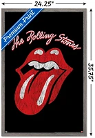 Rolling Stones - Classic Logo Wall Poster, 22.375" x 34" Framed