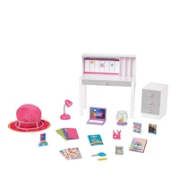 My Life As Modular Desk Play Set for 18” Dolls, For study sessions