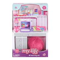 My Life As Modular Desk Play Set for 18” Dolls, For study sessions