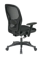 Office Star Products Professional Black Breathable Mesh Back Chair with Mesh Fabric Seat