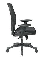 Office Star Products Professional Black Breathable Mesh Back Chair with Mesh Fabric Seat