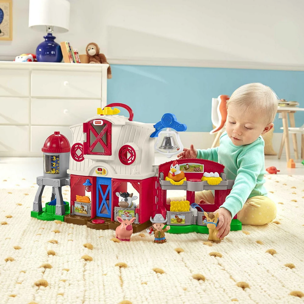 Fisher-Price Little People Ferme Soin des Animaux - Version Anglaise et Française Âges 1-5