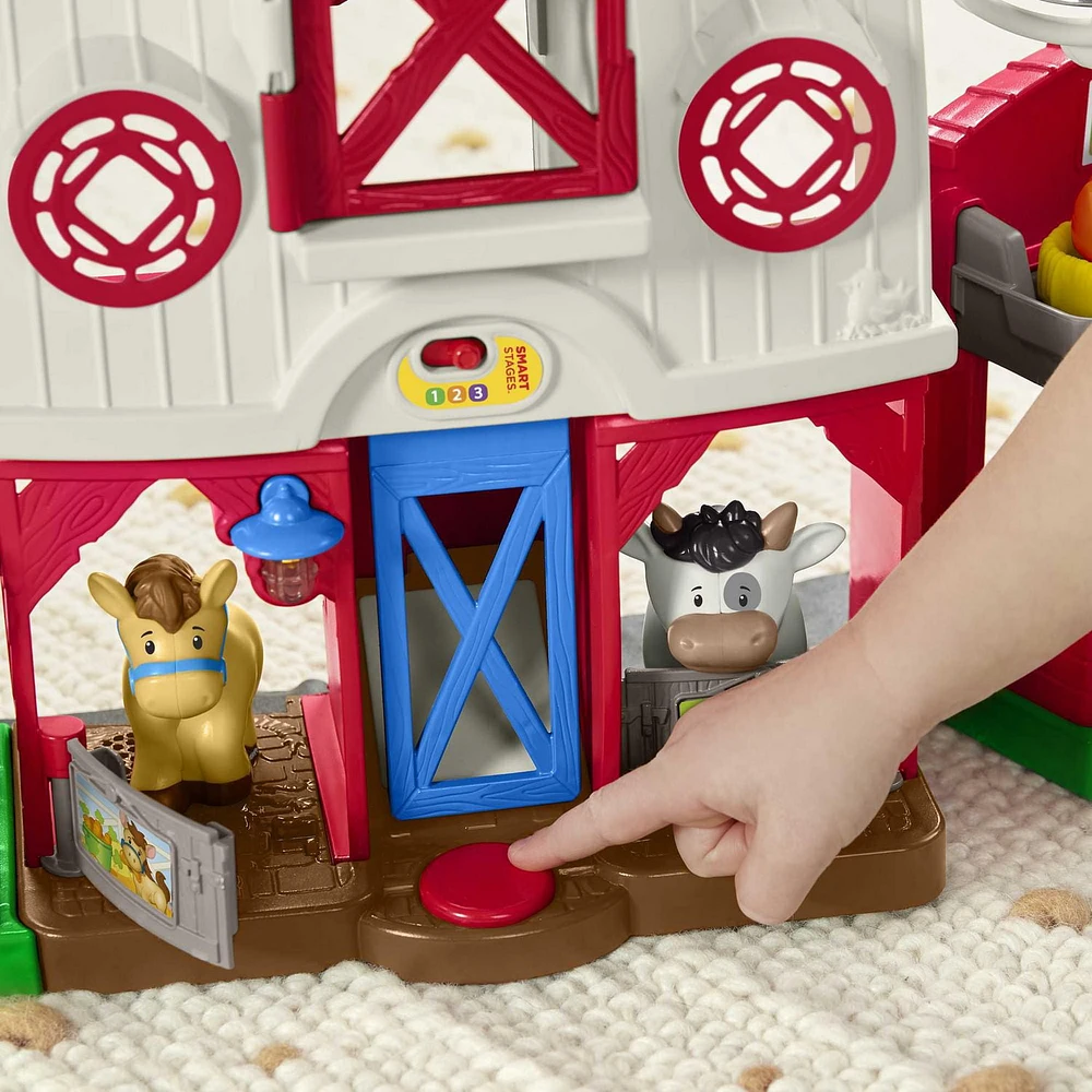 Fisher-Price Little People Ferme Soin des Animaux - Version Anglaise et Française Âges 1-5