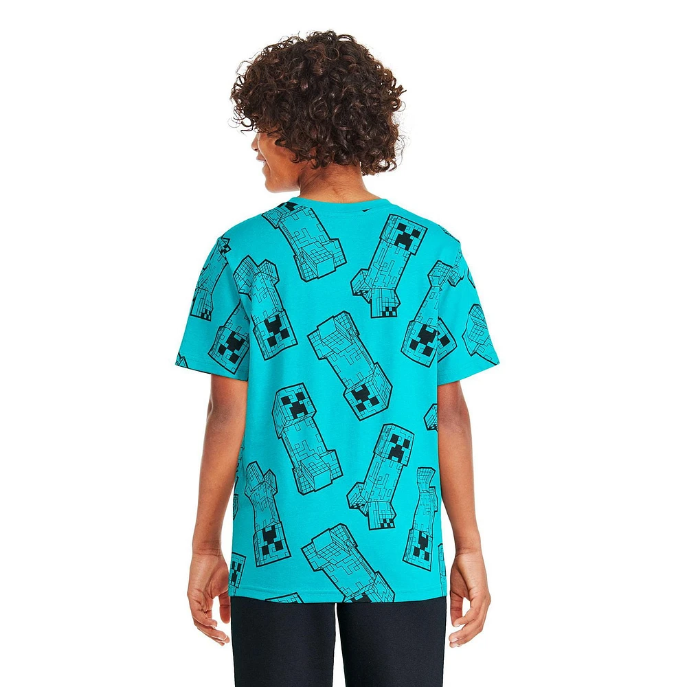 Minecraft Boys' Printed Tee