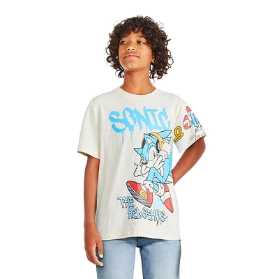 T-shirt avec imprimé graphique Sonic Le Hérisson pour garçons