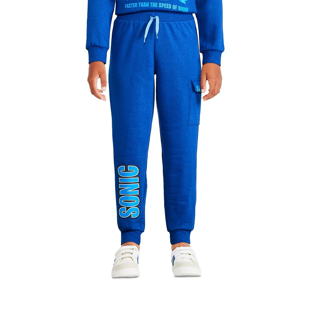 Sonic The Hedgehog Boys' Fleece Joggers, Sizes XS-XL