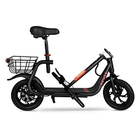 Hyper 36V Skute Commute, 12" Seated Electric Scooter w/Basket, 250W Motor, "36 V Commute<br>E-Scooter"