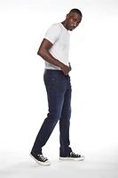Jeaniologie ™ Men 5-Pocket Straight Fit Jeans | Dark Wash, Sizes 28