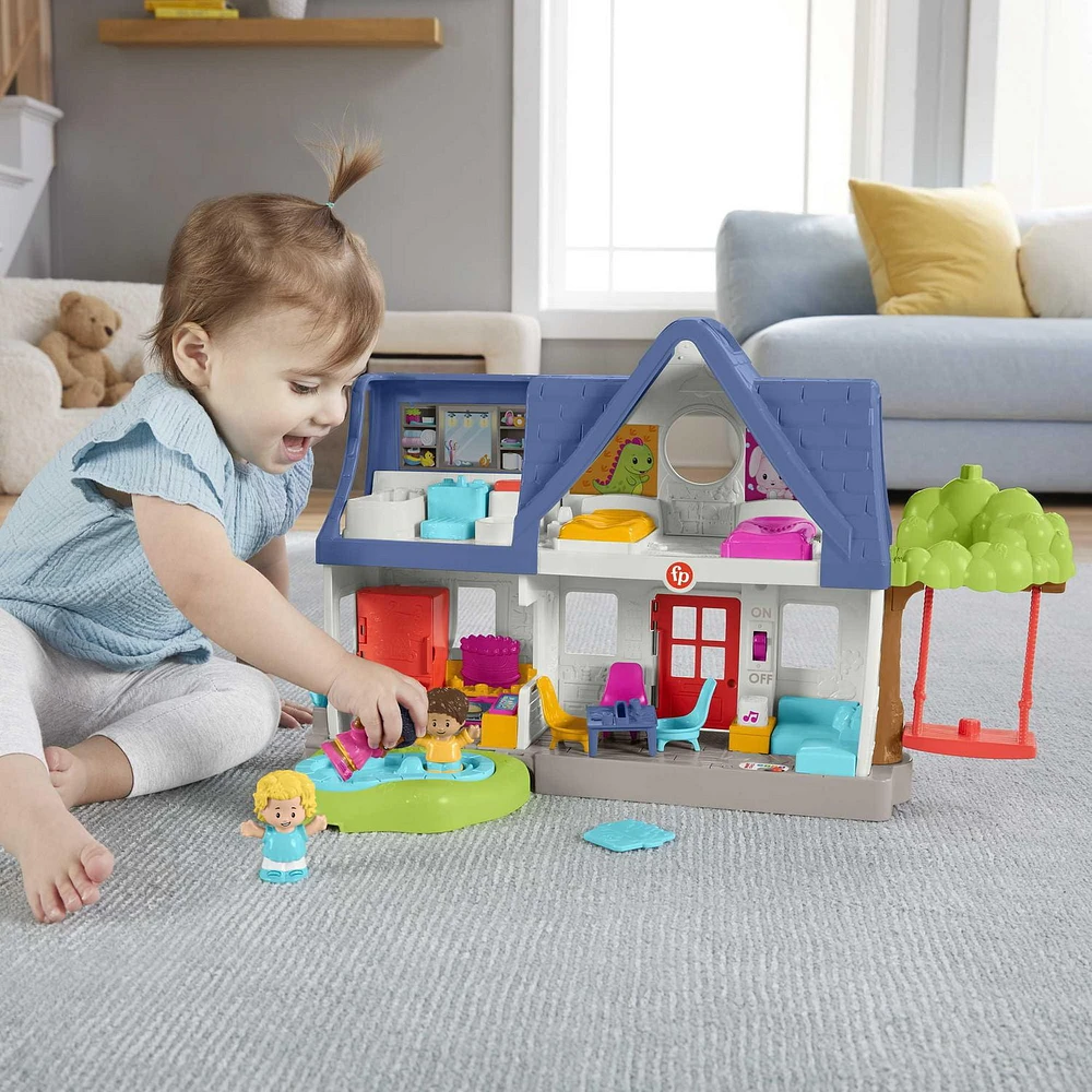 ​​Fisher-Price Little People Friends Together Play House - English & French Edition, Ages 1-5