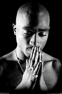 Tupac - Praying Wall Poster, 14.725" x 22.375"