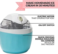 Nostalgia 1-Quart Electric Ice Cream Maker, Ice Cream Maker