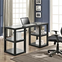 Parsons Deluxe Computer Desk, Black