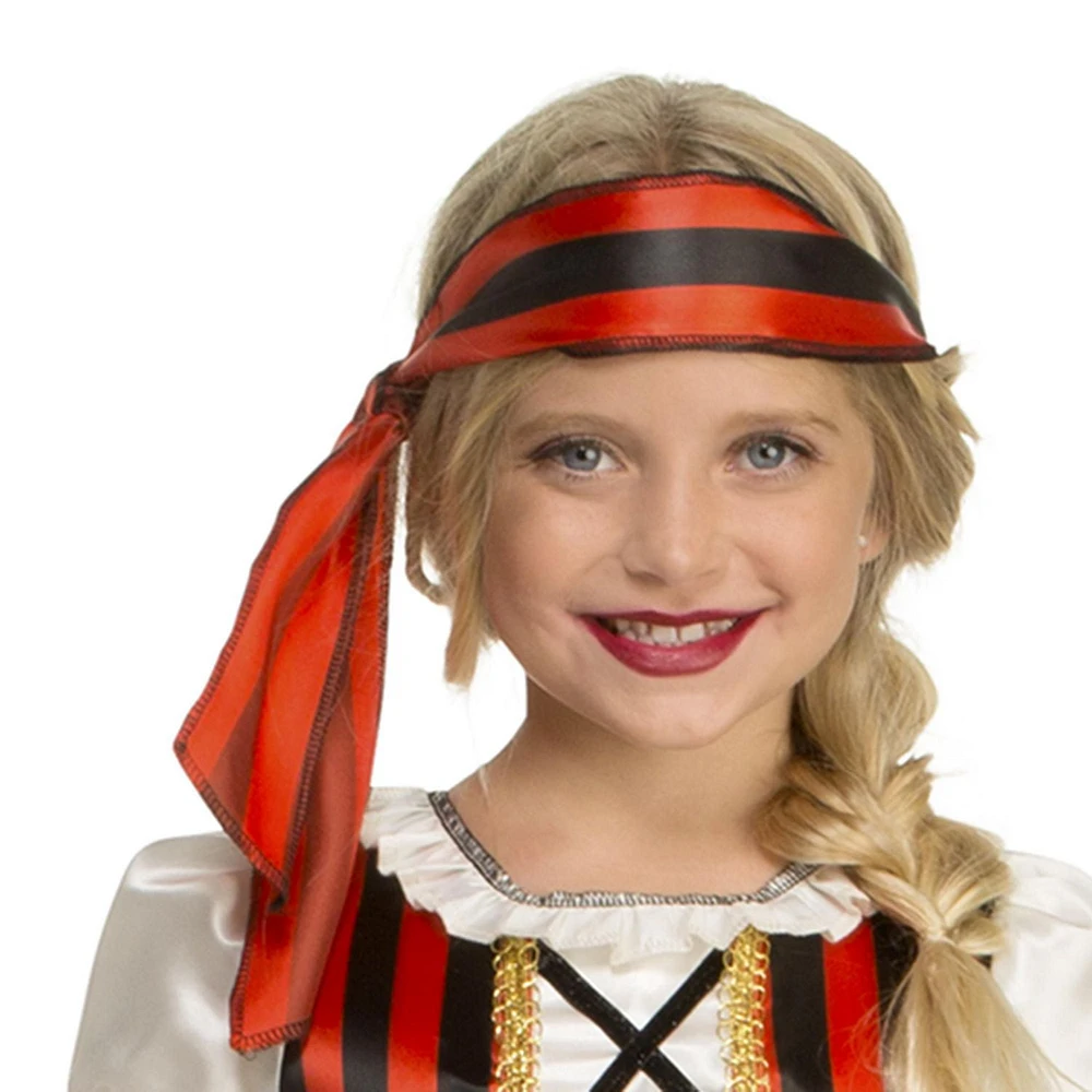 Girls' Marooned Pirate Lass Costume M