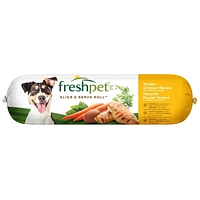 Tender Chicken Recipe with carrots, peas & brown rice, Freshpet Chicken & Veg Roll 454gm