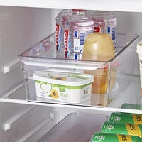 Mainstays Large Fridge Organizer, Clear Fridge Storage Bin - Large