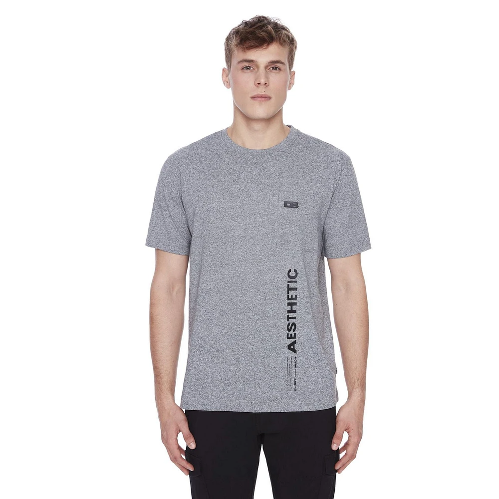 Dark Black Men's Short-Sleeve T-Shirt