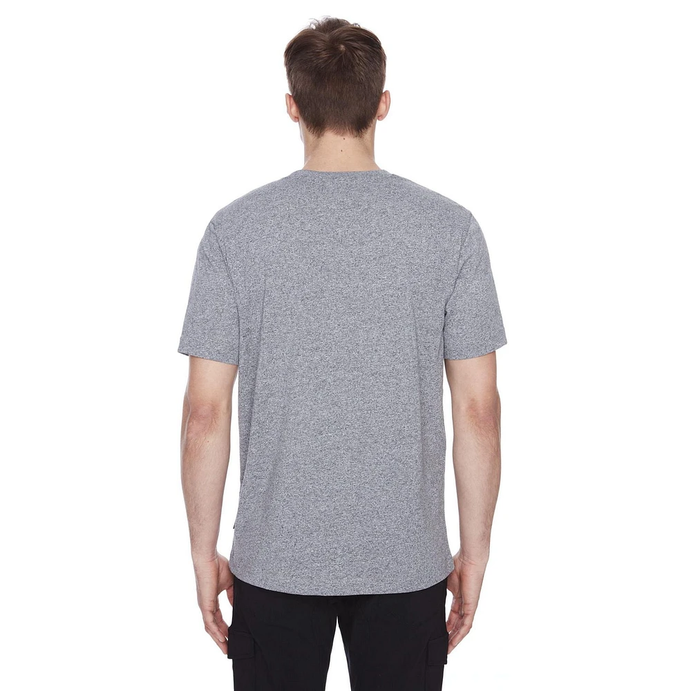 Dark Black Men's Short-Sleeve T-Shirt