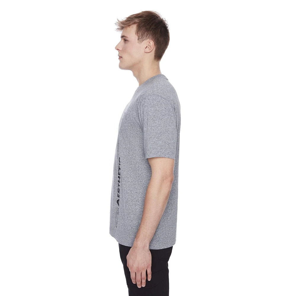 Dark Black Men's Short-Sleeve T-Shirt