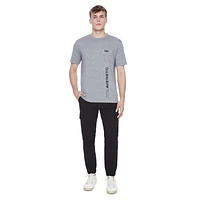 Dark Black Men's Short-Sleeve T-Shirt