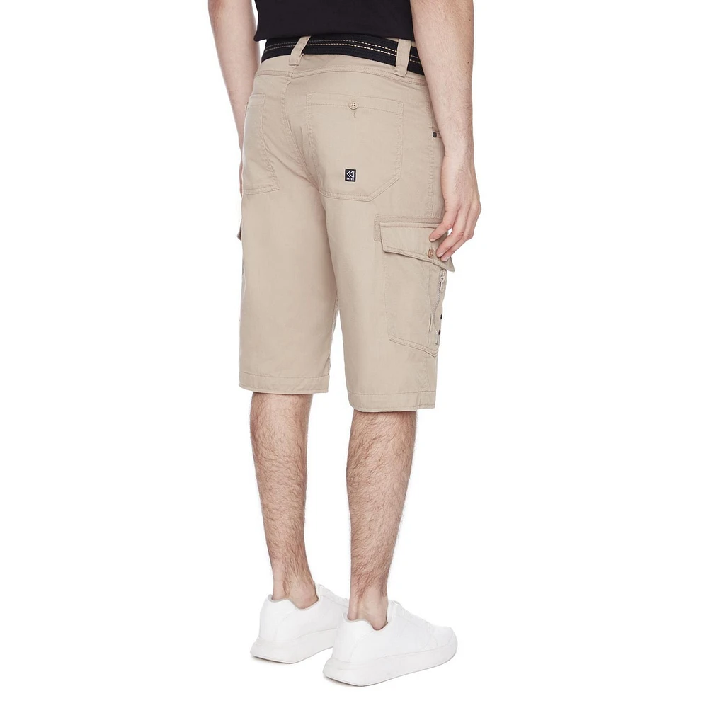Capri Cargo à ceinture pour homme de Dark Black Tailles P-TTG