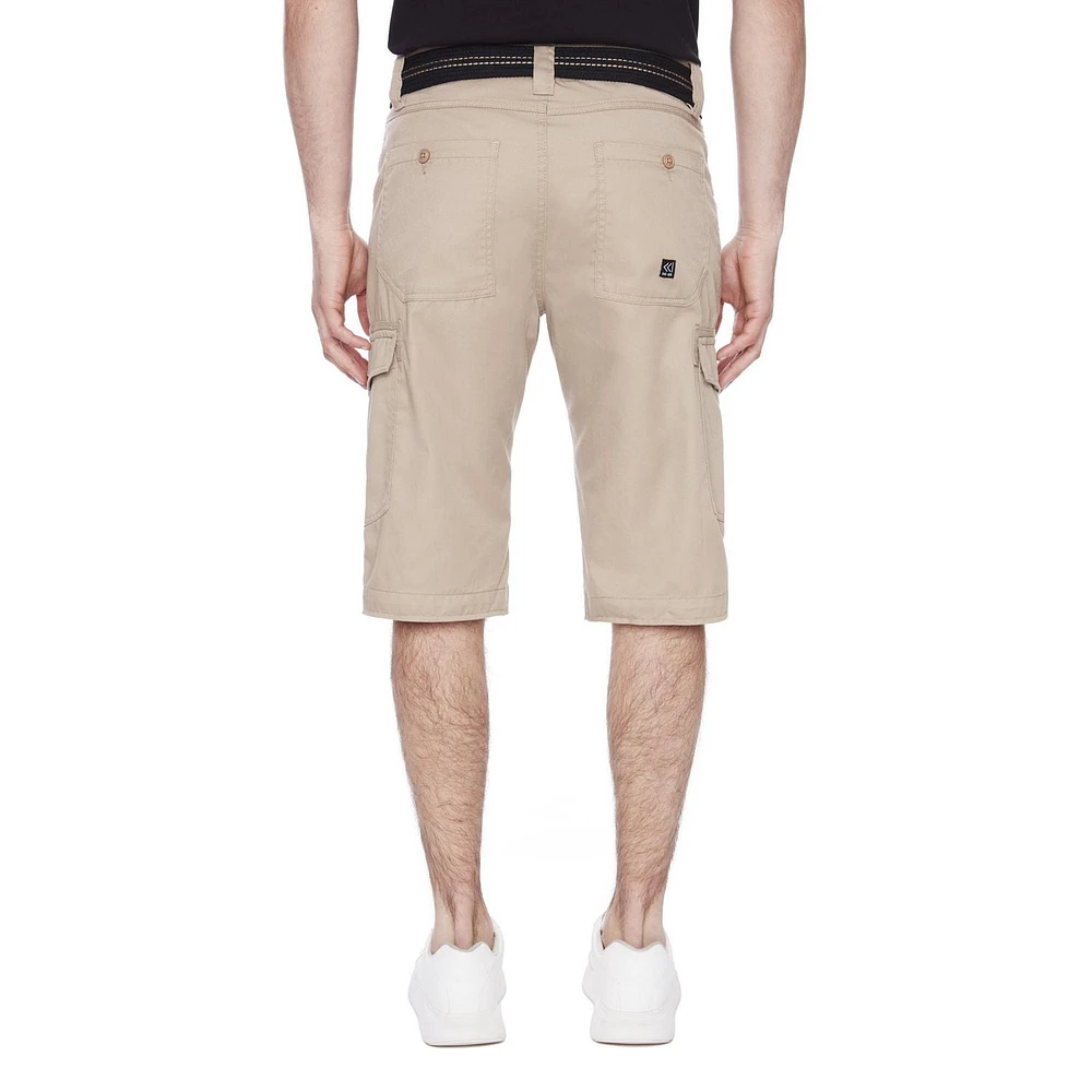 Capri Cargo à ceinture pour homme de Dark Black Tailles P-TTG
