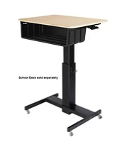 Rocelco Book Box for 28" Height Adjustable Mobile School Standing Desk