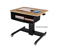 Rocelco Book Box for 28" Height Adjustable Mobile School Standing Desk