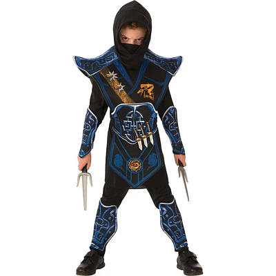 Boys' Blue Battle Ninja Child Costume