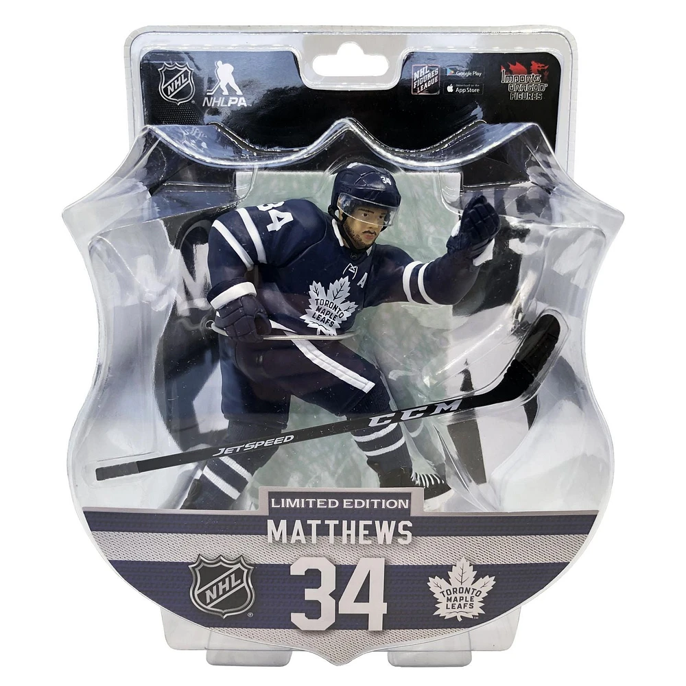 NHL Figures  - Auston Matthews - Toronto Maple Leafs - 6 Inch Figure