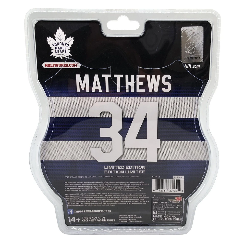 NHL Figures  - Auston Matthews - Toronto Maple Leafs - 6 Inch Figure