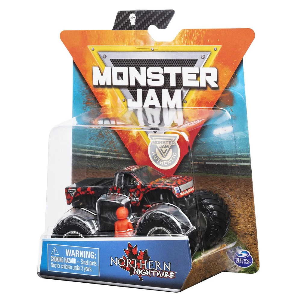 Monster Jam, Official Northern Nightmare 1:64 Scale Die-Cast Vehicle, Legacy Trucks Series