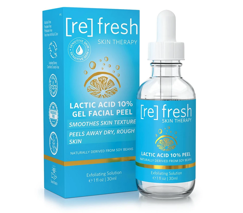 Refresh Skin Lactic Acid 10% Facial Gel Peel