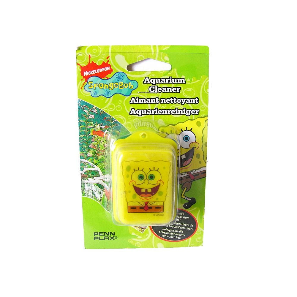 Penn-Plax Penn Plax Magnet Scraper Glass Cleaner Spongebob