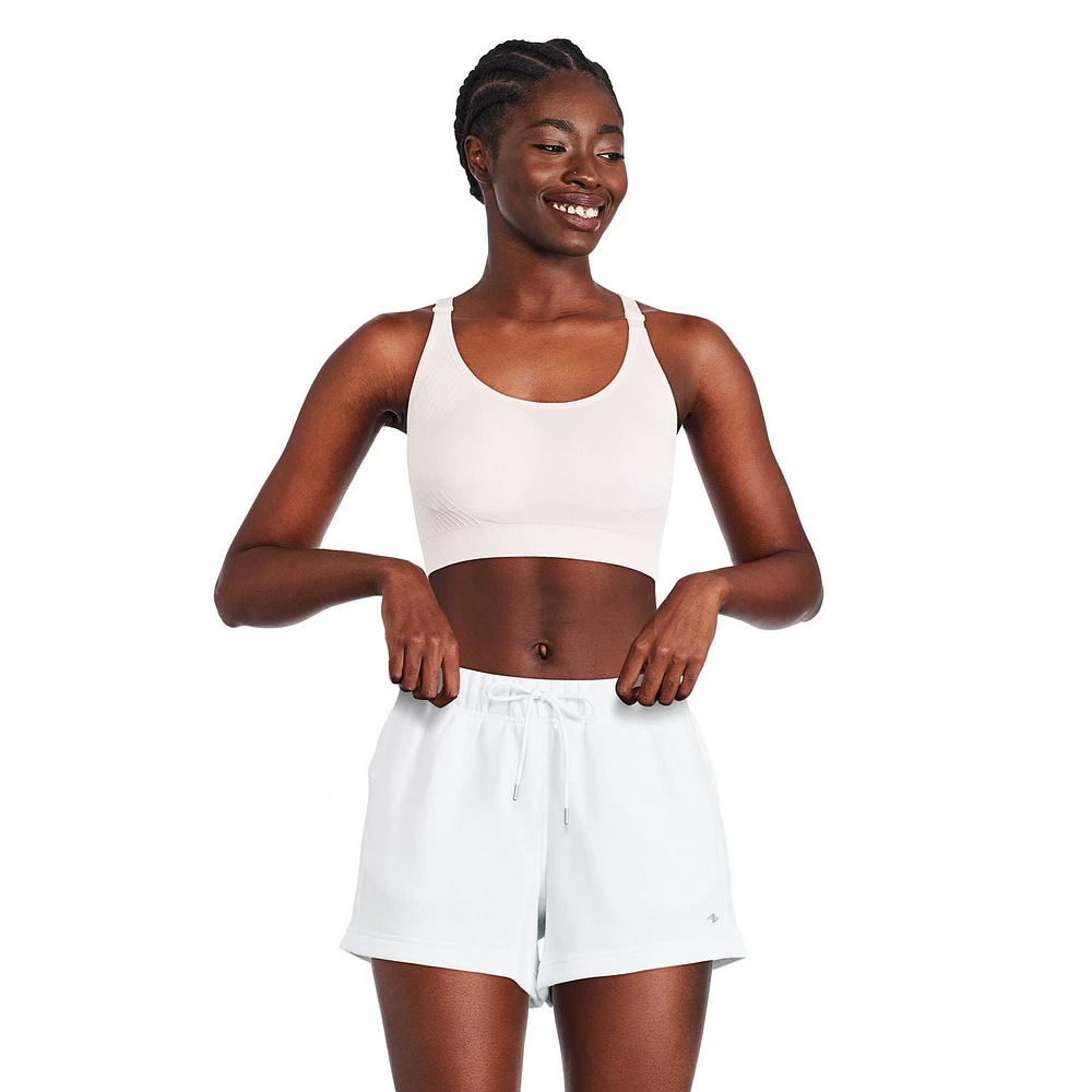 Athletic Works Women's Seamless Sports Bra, Sizes M-3XL