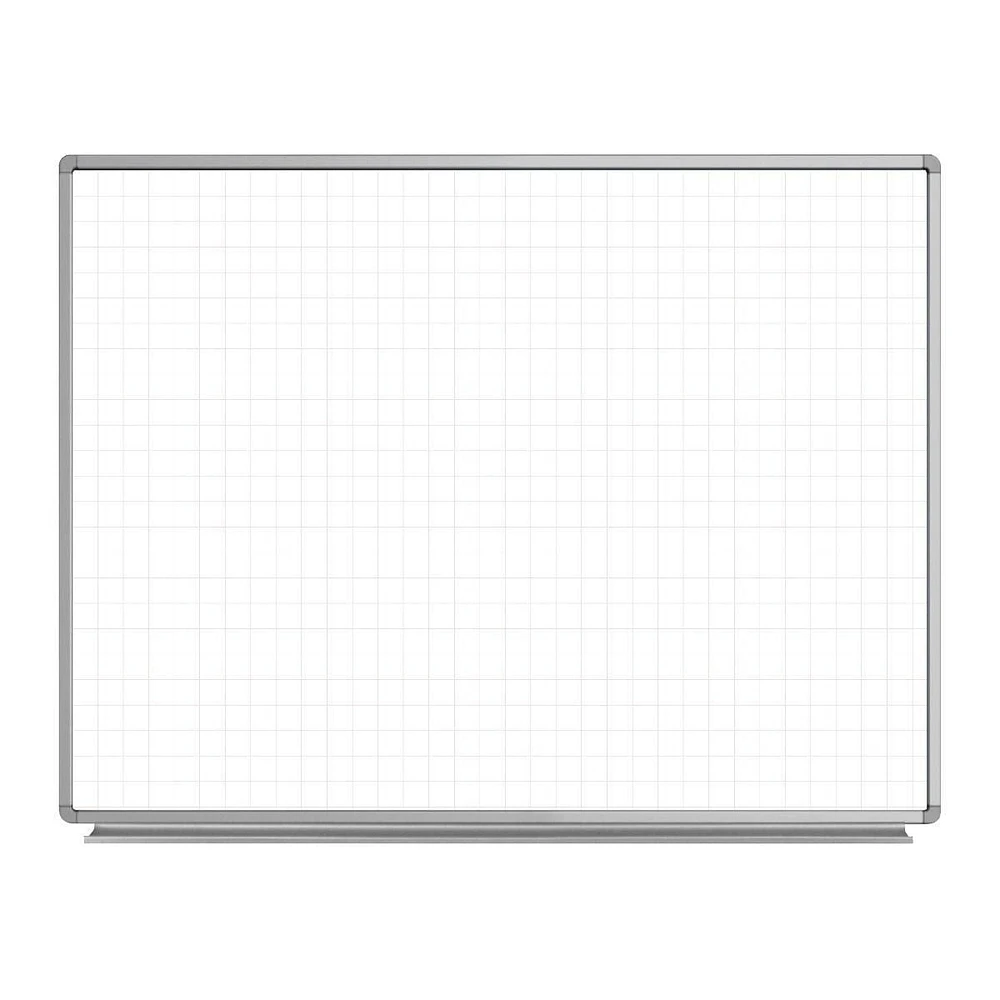 Luxor 48” x 36” Wall-Mounted Magnetic  Whiteboard