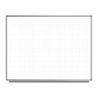 Luxor 48” x 36” Wall-Mounted Magnetic  Whiteboard