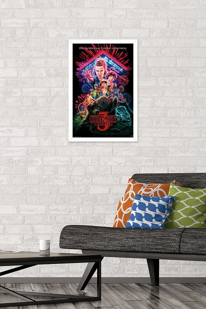 Netflix Stranger Things: Season 3 - One Sheet Wall Poster, 22.375" x 34"