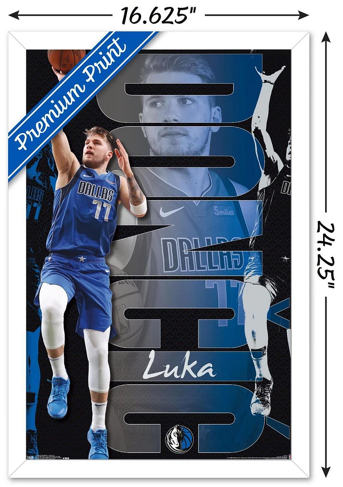 NBA Dallas Mavericks - Luka Doncic 19 Wall Poster, 22.375" x 34"