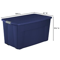 Sterilite 170 L Latch Tote Box- Blue, 170L